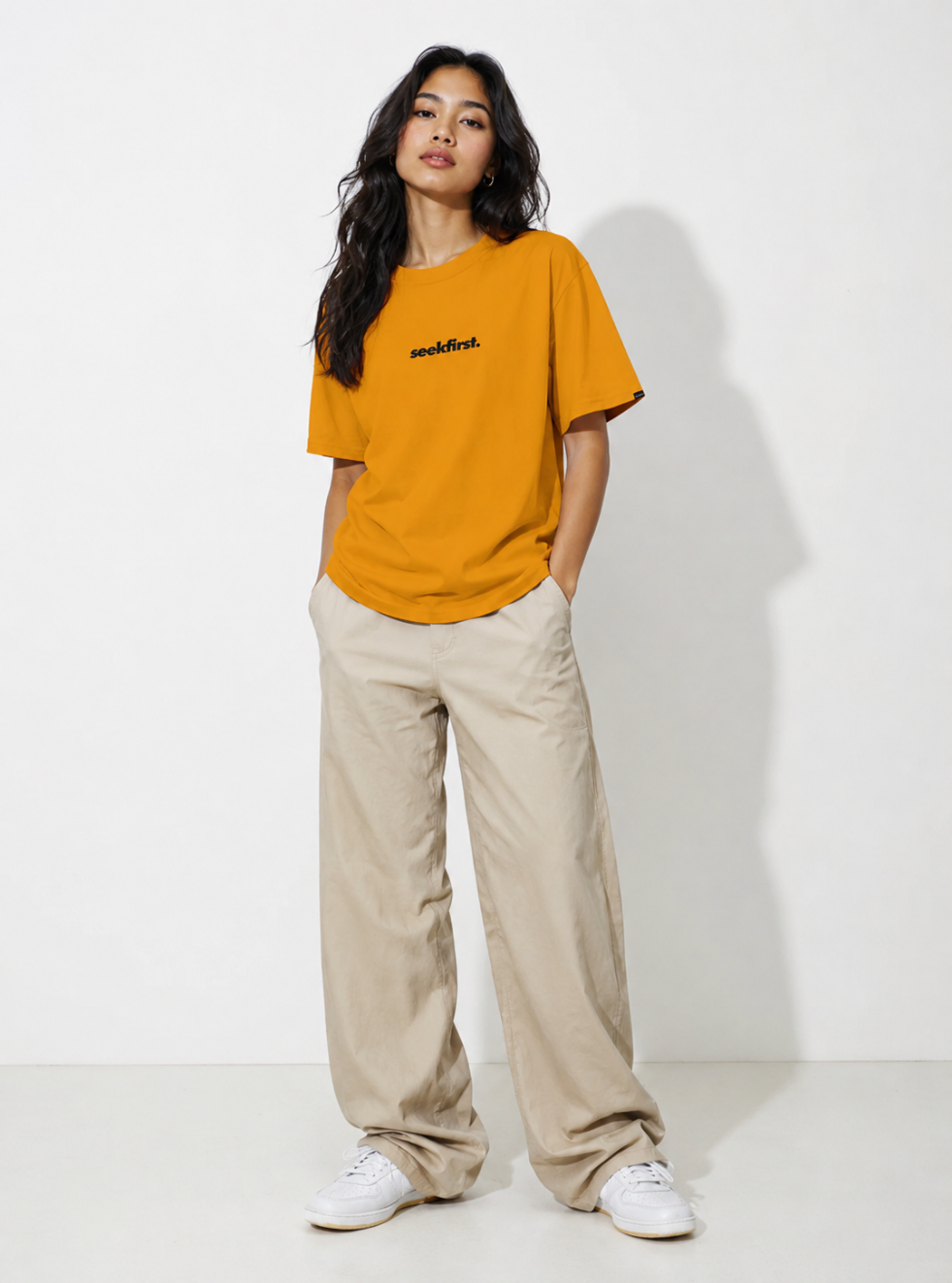 SF-CORE DAILY TEE (TANGERINE SUNSET)