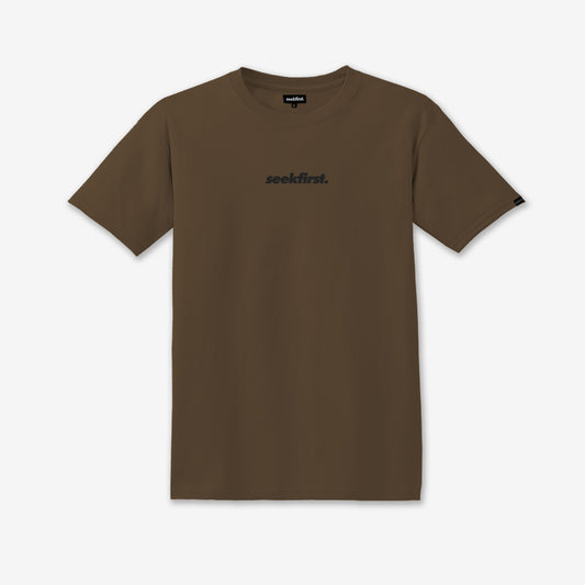 SF-CORE DAILY TEE (BROWN)