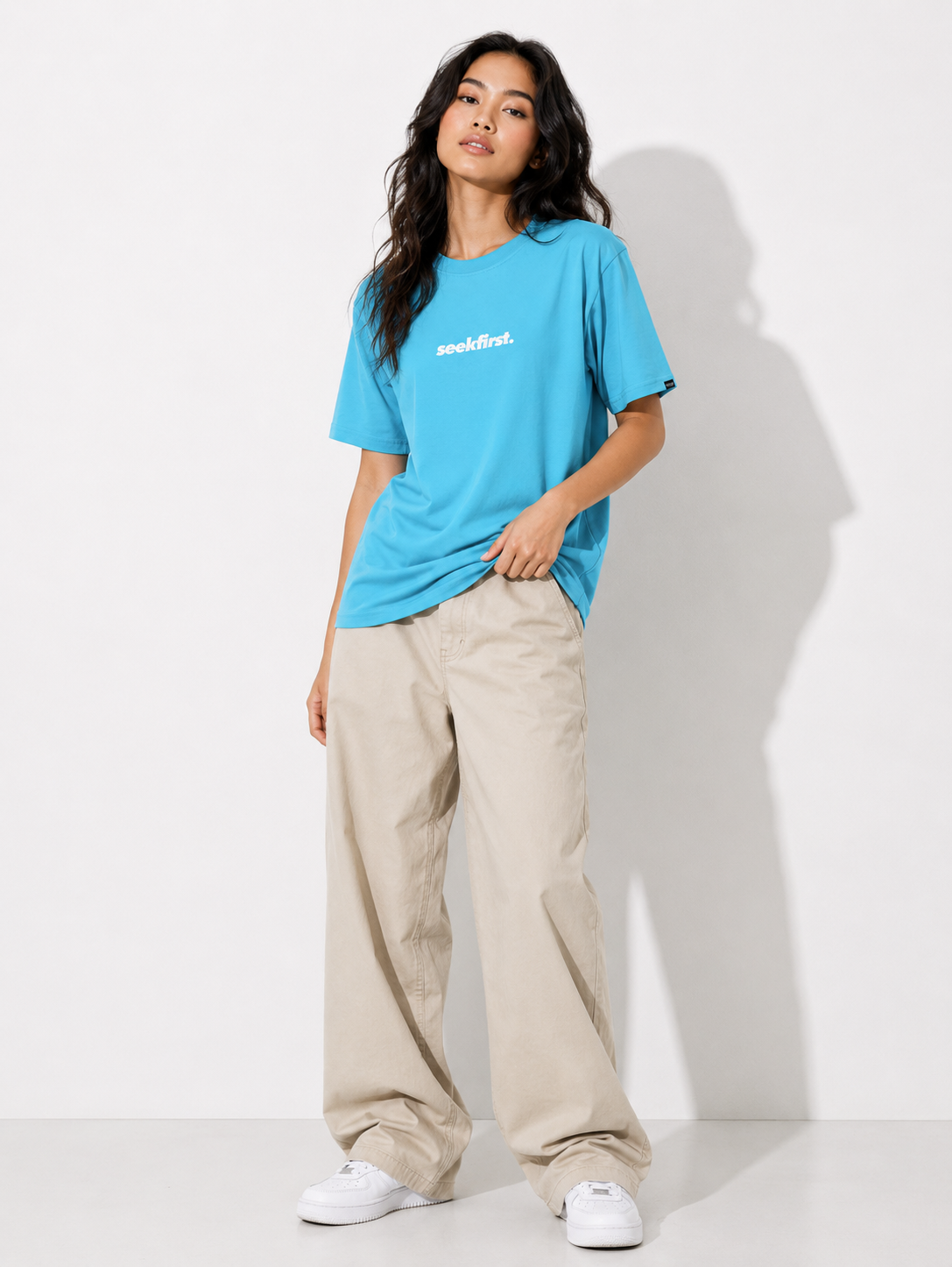 SF-CORE DAILY TEE (POWDER BLUE)
