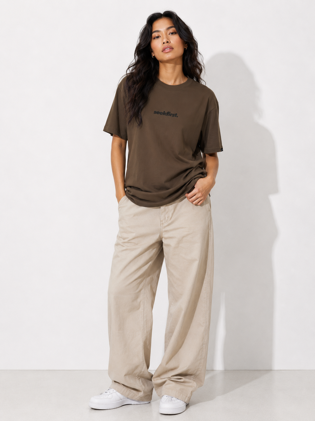 SF-CORE DAILY TEE (BROWN)